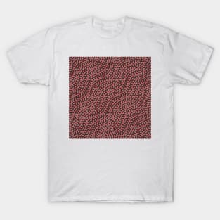 Waves Turing Pattern (Rose Gold) T-Shirt